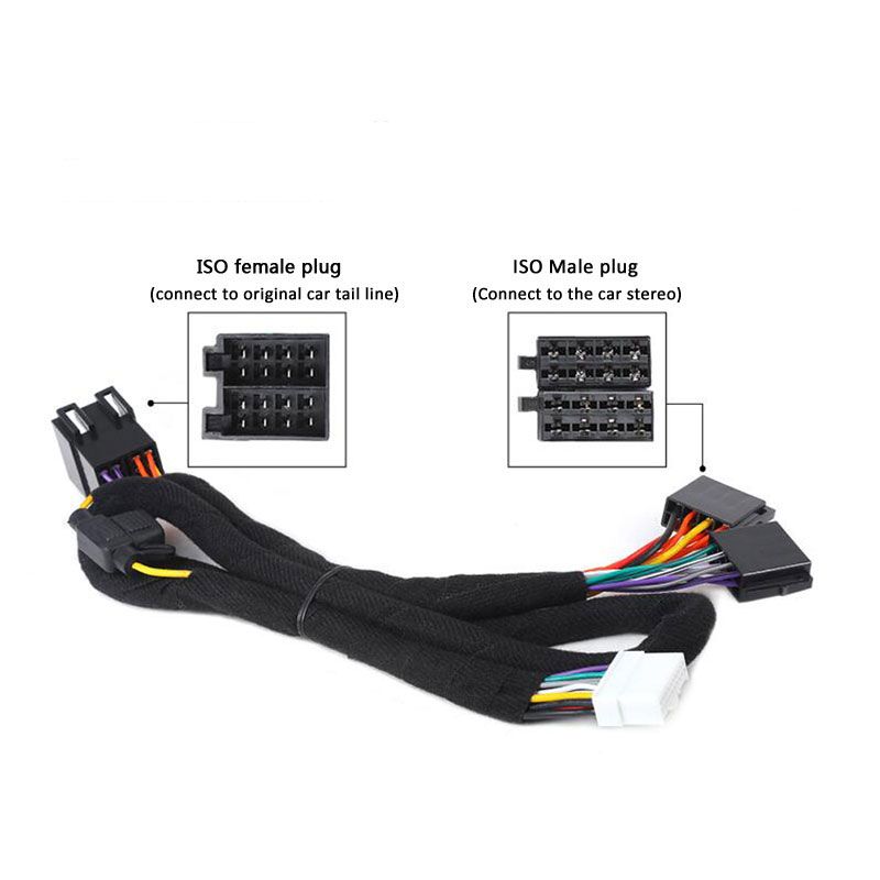 Car DSP Amplifier Wiring harness ISO standard cable